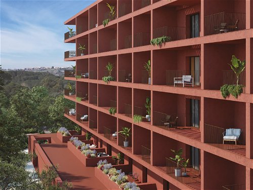2 bedroom apartment with balcony in new development, Almada 2522790329