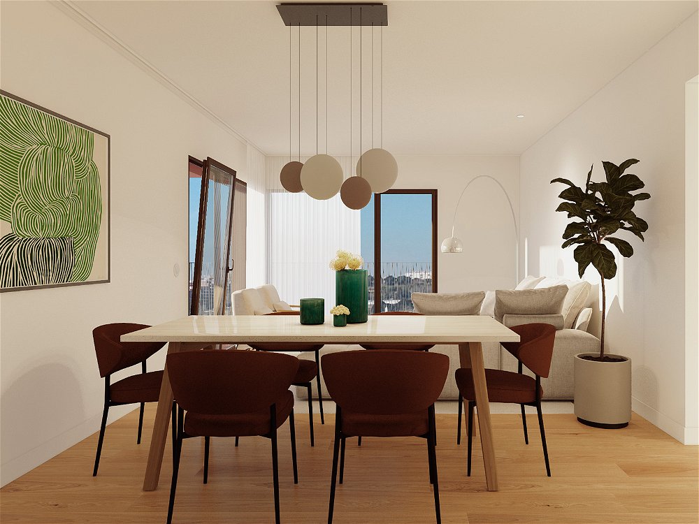 2 bedroom apartment with balcony in new development, Almada 257419267