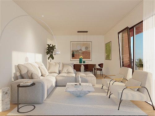 3 bedroom apartment with balcony in new development, Almada 626407470