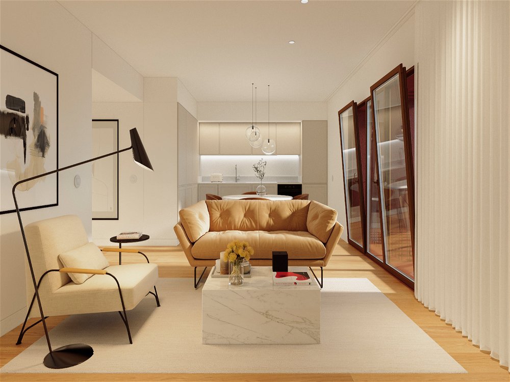 3 bedroom apartment with balcony in new development, Almada 3051955647
