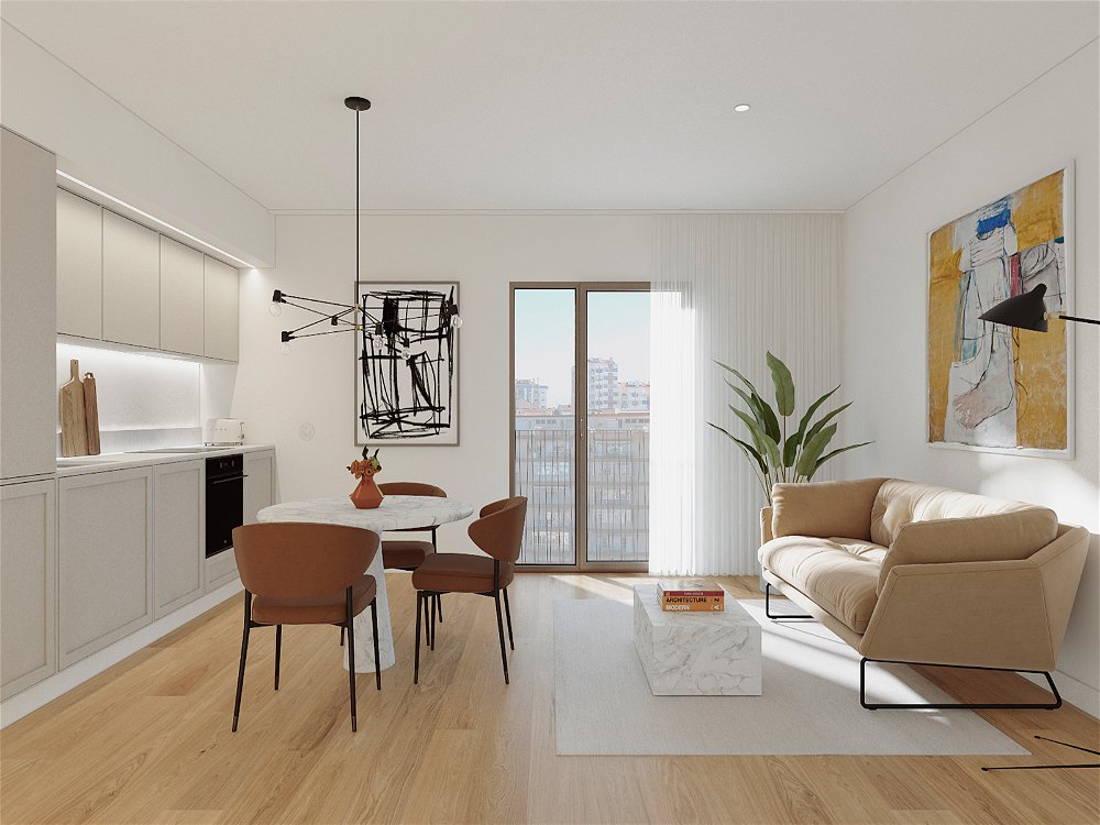 3 bedroom apartment with balcony in new development, Almada 3270382889