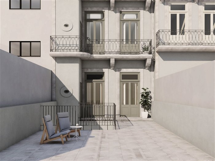 Studio with balcony, in renovated development in Rua do Almada 486410133
