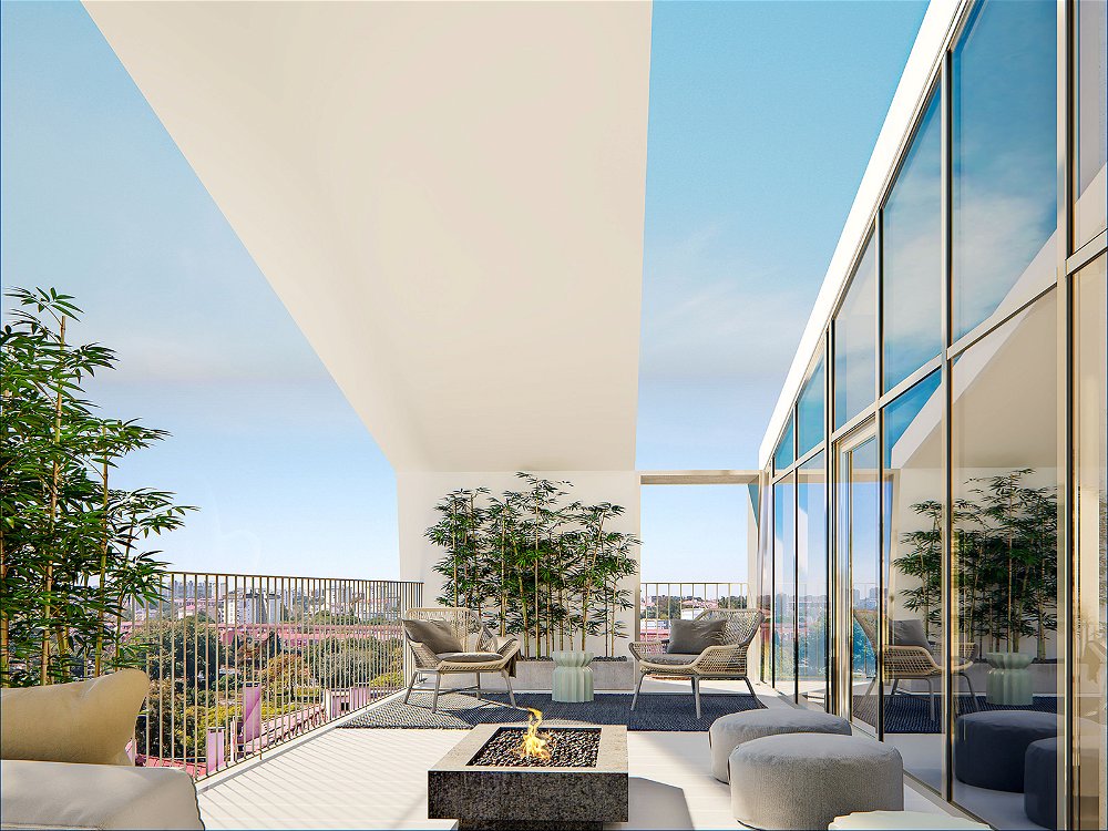 3 bedroom apartment with balcony inserted in new development in Lisbon 4248242033