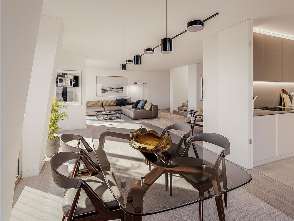 3 bedroom apartment with balcony inserted in new development in Lisbon 919584172