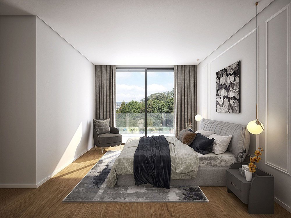 2 bedroom apartment with balcony inserted in new development in Vila Nova de Gaia 3054774087