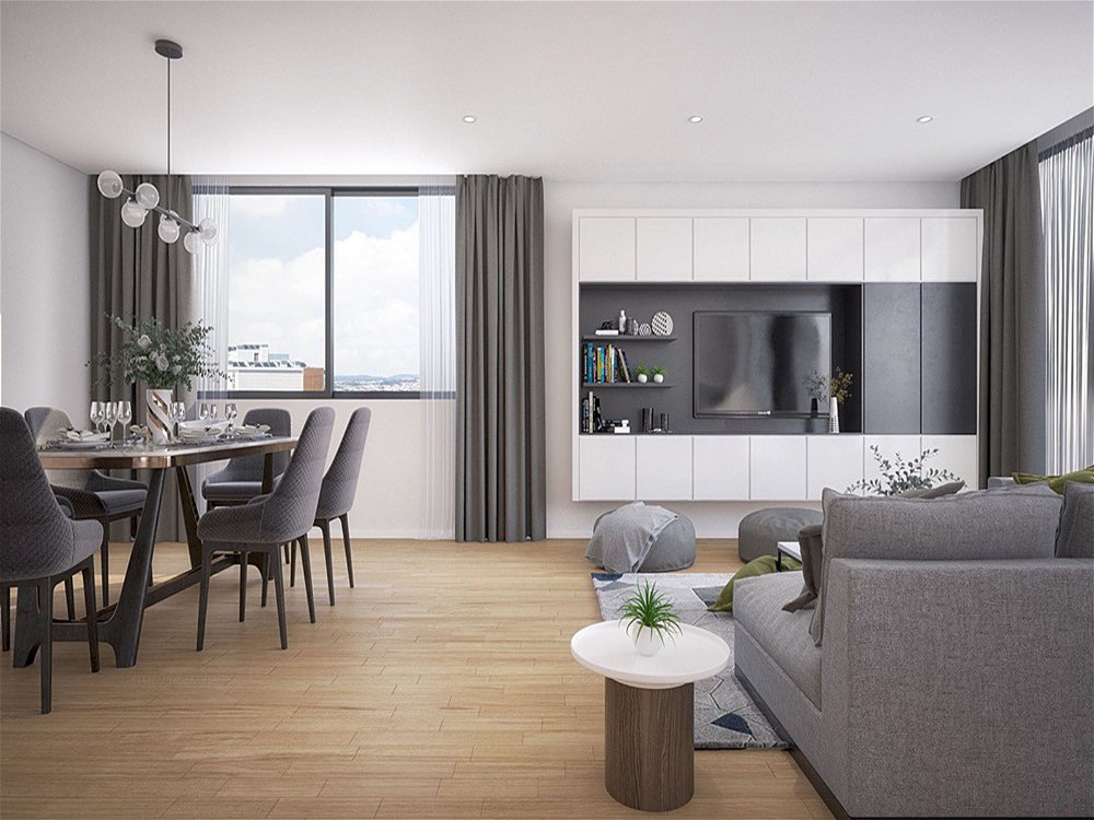 2 bedroom apartment with balcony inserted in new development in Vila Nova de Gaia 920780689