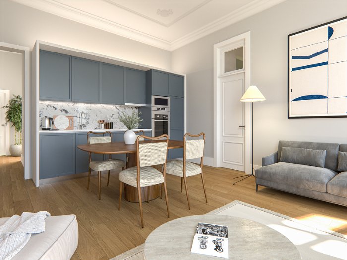 1 bedroom apartment with balcony in new development in Santos, Lisbon 425838926