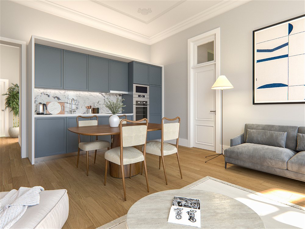1 bedroom apartment with balcony in new development in Santos, Lisbon 2154338548