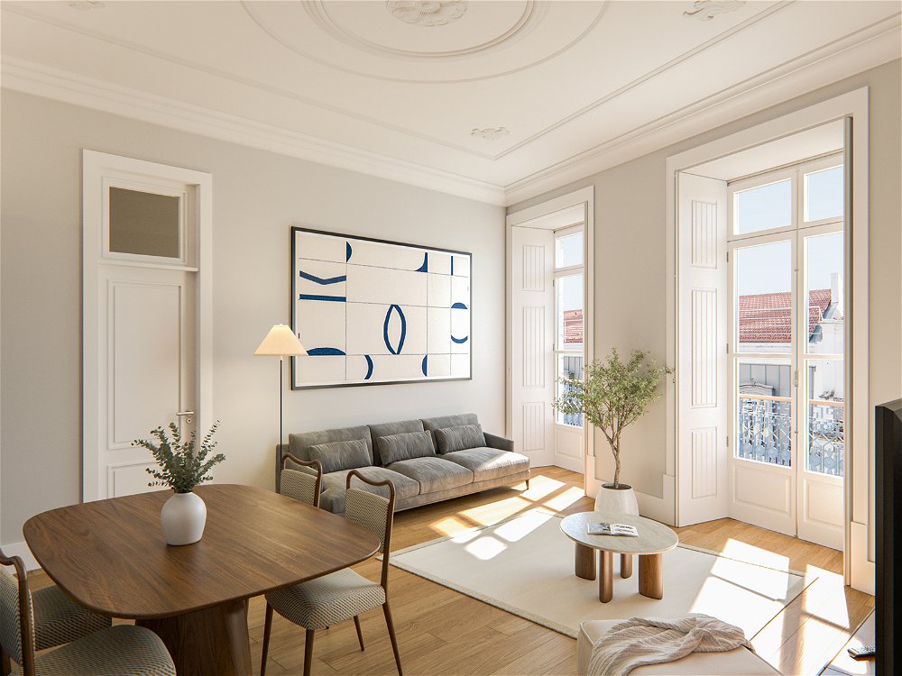 1 bedroom apartment with balcony in new development in Santos, Lisbon 8058895