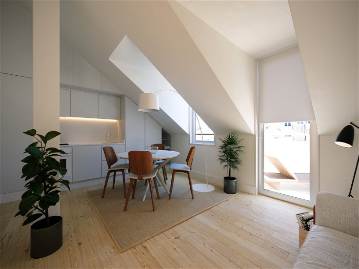 1 bedroom apartment with balcony in new development in Lisbon 3902620419