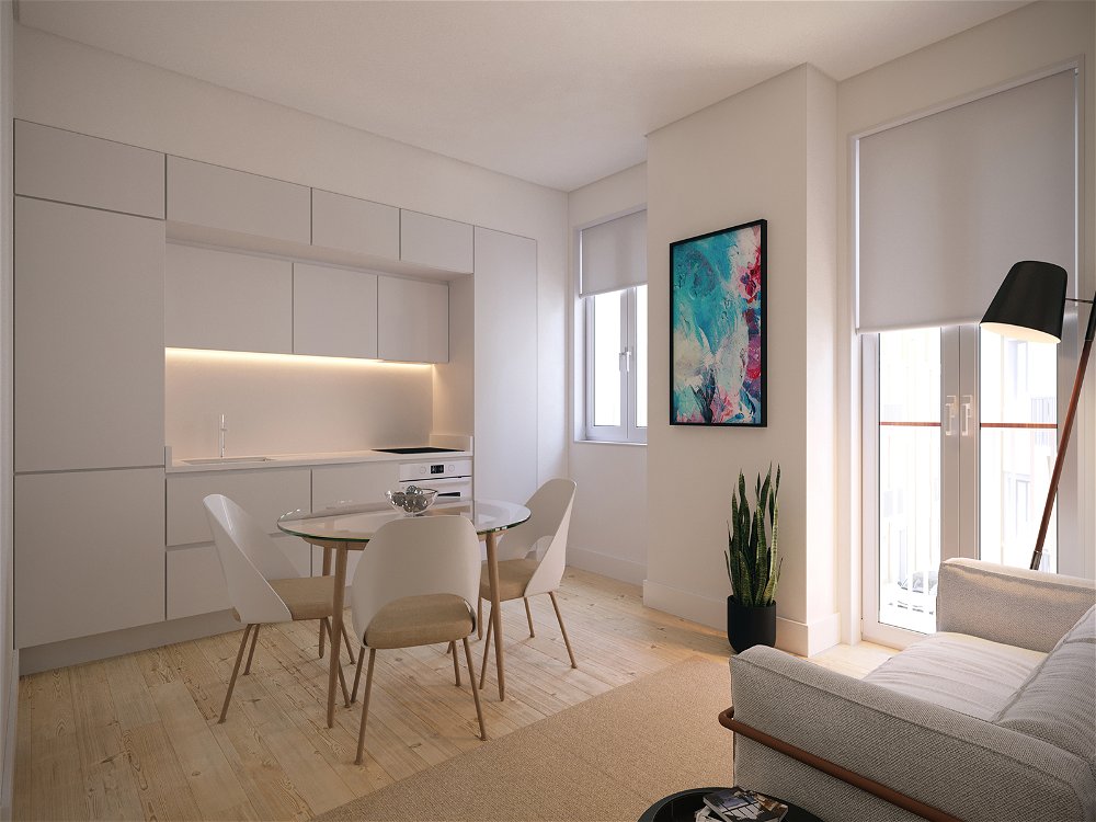 1 bedroom apartment with balcony in new development in Lisbon 3902620419
