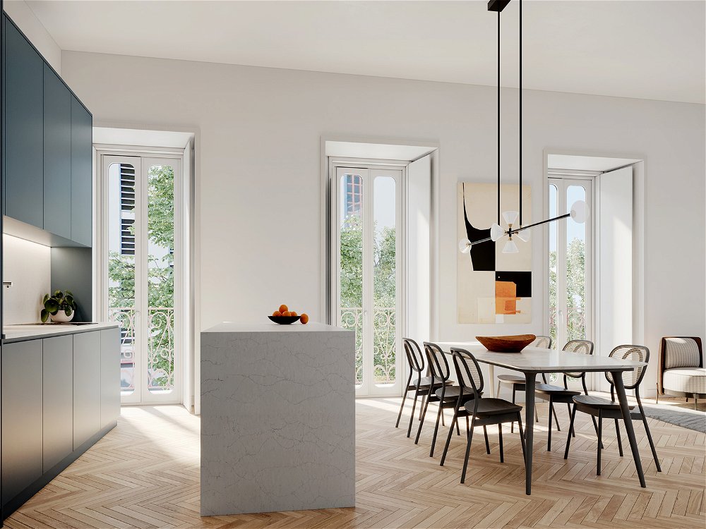 4 bedroom duplex apartment in new development in Beato, Lisbon 2454222039