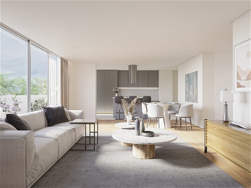 1 bedroom apartment with balcony in the latest condominium in Porto 989907156
