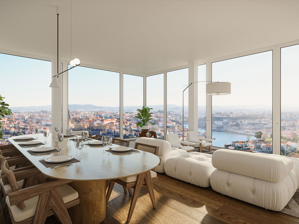 3 bedroom apartment with balcony, in the latest development to be born on the banks of the Douro River 4130394046