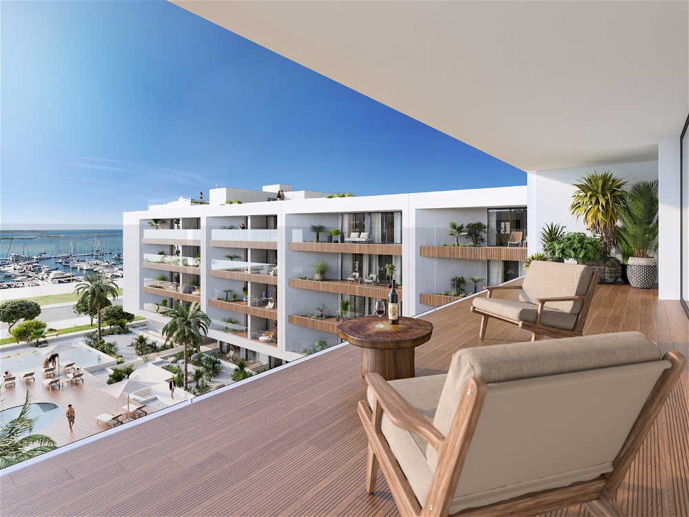 2 bedroom apartment with balcony in a new development in Olhão Marina 1234794816