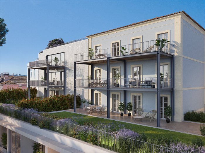3 bedroom flat with garden in a new development in Estrela 1097280689