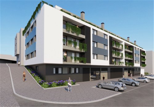 2 bedroom flat with outdoor area in new construction in Gondomar 3588944864