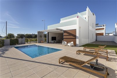 2 bedroom villa, detached, with pool and sea views, Tavira, Algarve 3205670756