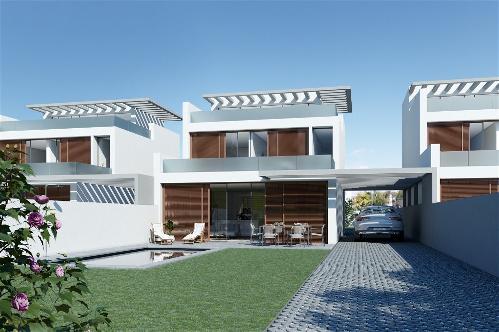 2 bedroom villa with pool and sea views, under construction, Luz de Tavira, Algarve 2419004730