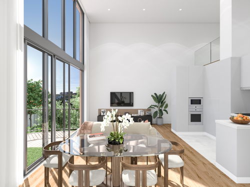 2 bedroom duplex flat with garden in a new development in Carnaxide 3004008846