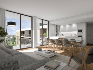 3 bedroom flat with balcony in new development in Carnaxide 4213300048