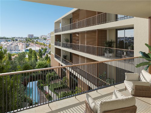 3 bedroom flat with balcony in new development in Carnaxide 2336960479