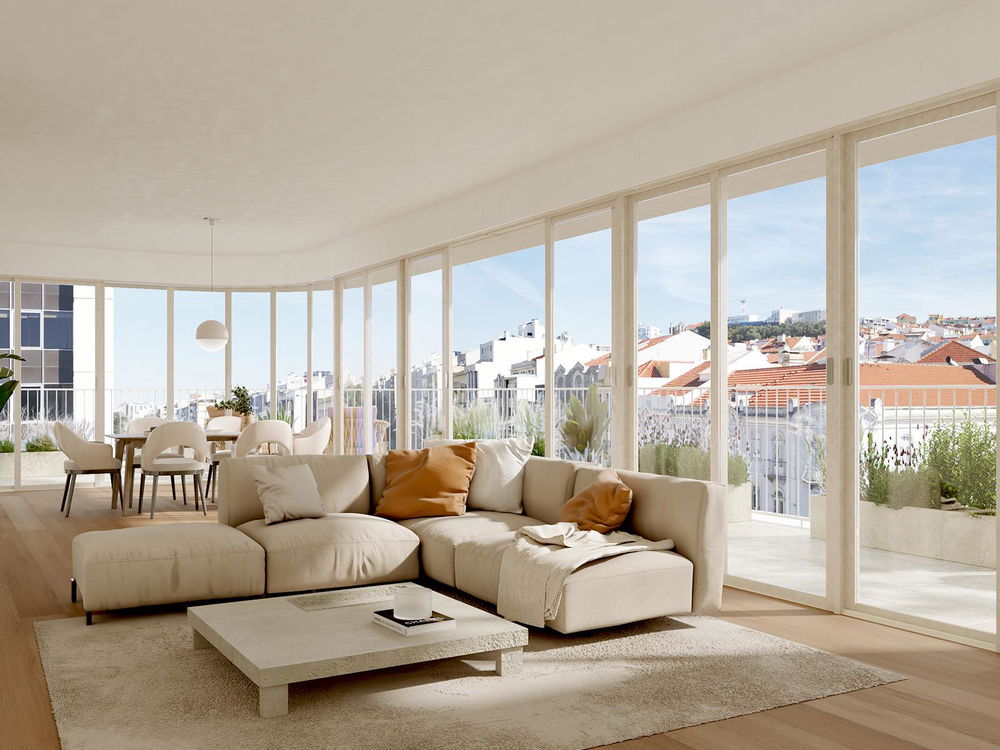 3 bedroom flat with balcony in a new development on Avenida Almirante Reis 4135207602