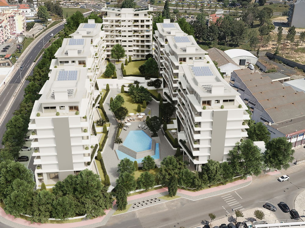 2 bedroom flat with balcony in a new development in Setúbal 1144597438