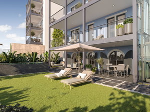 2 bedroom flat with garden and swimming pool in a new development in Monte Estoril 322932591