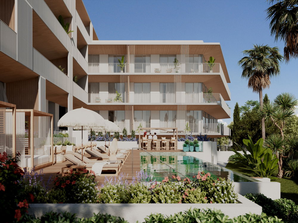 3 bedroom flat with garden and garage in a new development in Carcavelos 3454069963