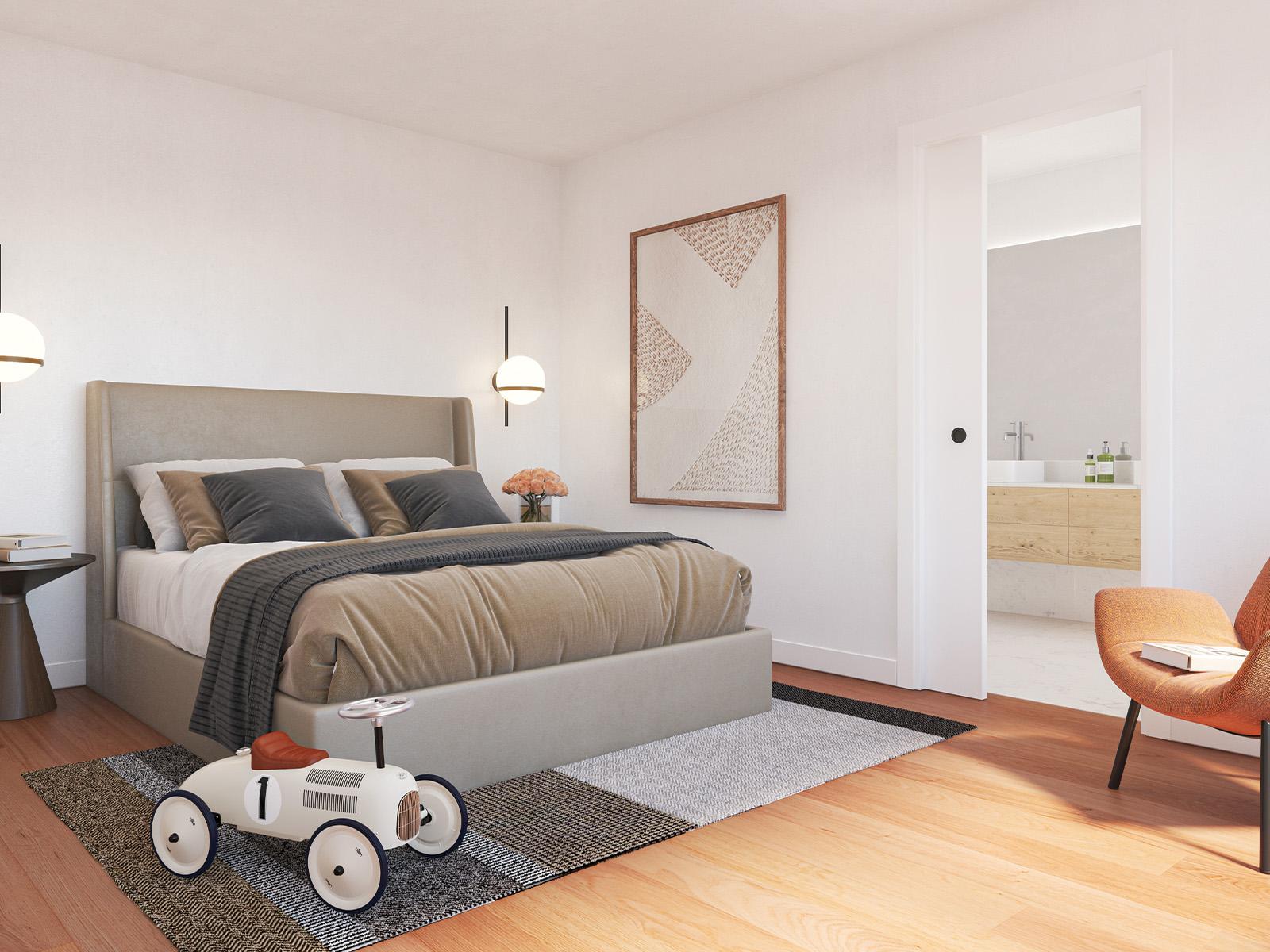 3 bedroom flat with outdoor area in Alameda das Antas