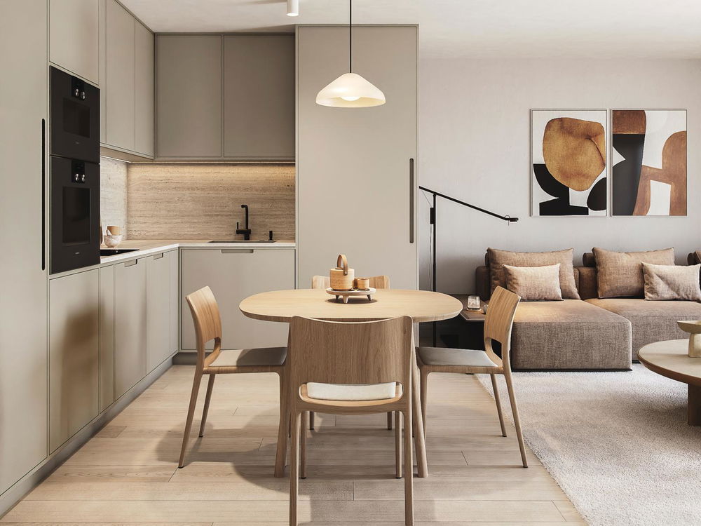 1 bedroom flat with parking in a new development in Marvila 597590851