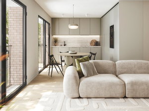 3 bedroom flat with balcony in new development in Marvila 3858232414