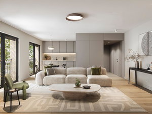 3 bedroom flat with parking in new development in Marvila 200906098