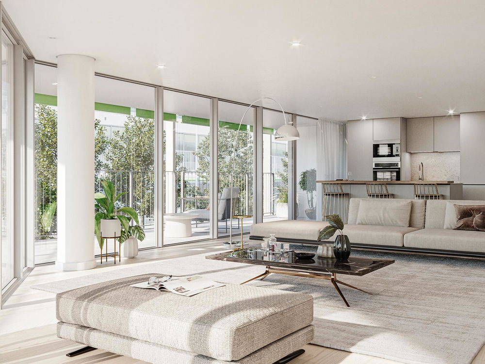 2 bedroom flat with balcony in new development in Braço de Prata 3456666247