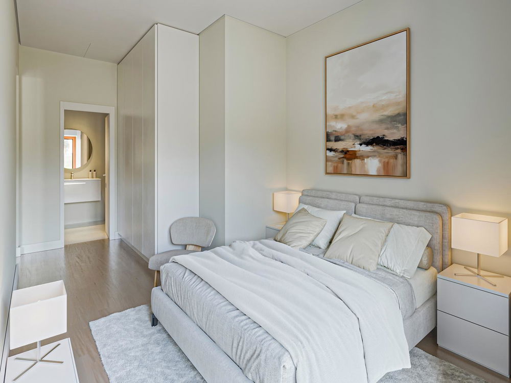 2 bedroom flat with balcony in new development in Graça 4103160838