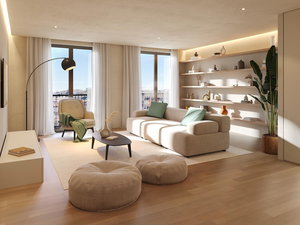 1 bedroom flat with balcony in a new development located in Benfica 1411508966
