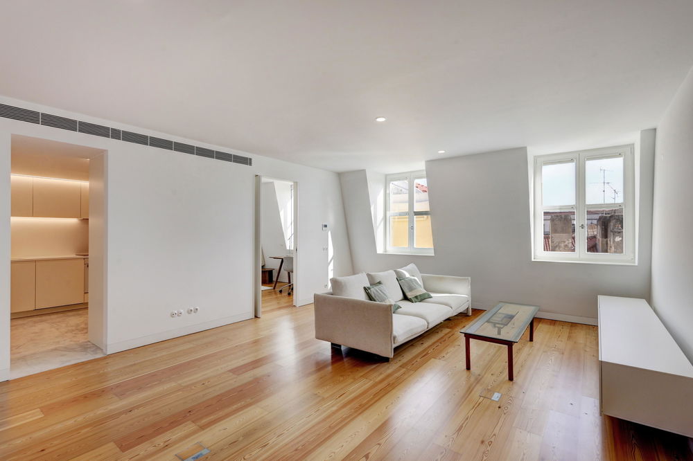 1 bedroom penthouse with river view and parking, in Chiado, Lisbon 4152263087