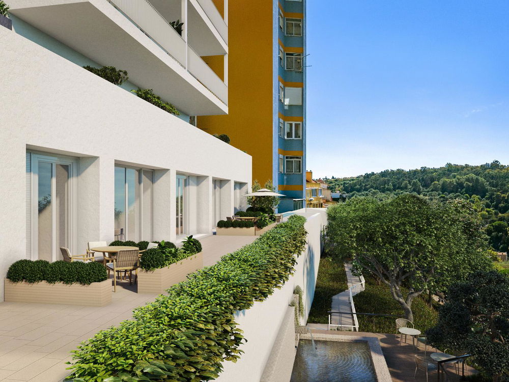 2 bedroom duplex flat with balcony, in a new development in Campo de Ourique 3995231446