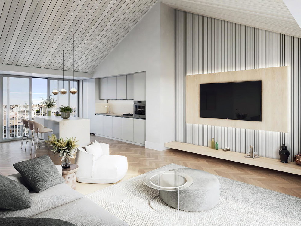 3 bedroom flat with balcony in new development in Campo de Ourique 1999320428