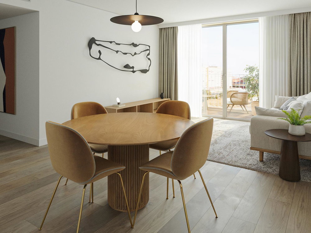 3 bedroom flat with balcony in the new development in Campo Grande 1955102214