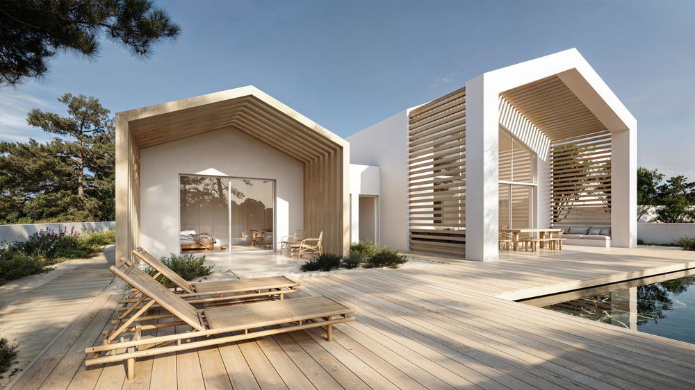 4 bedroom villa under construction located in Brejos da Carregueira de Cima, Comporta 2228754088