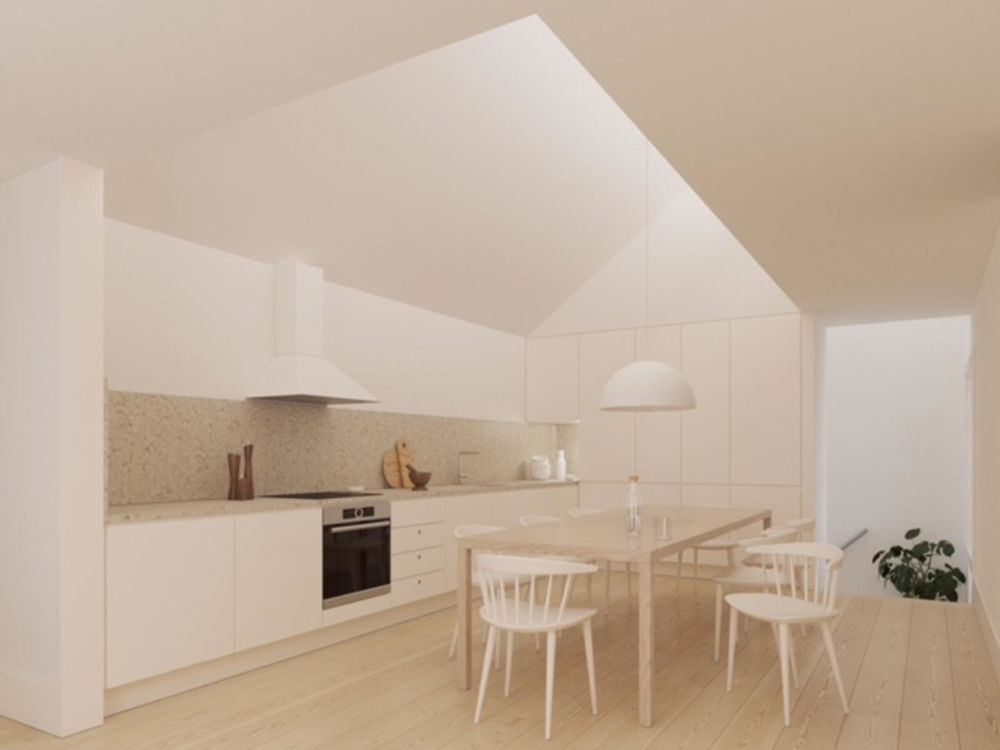 2 bedroom flat with balcony in new development in Santos 3584386951