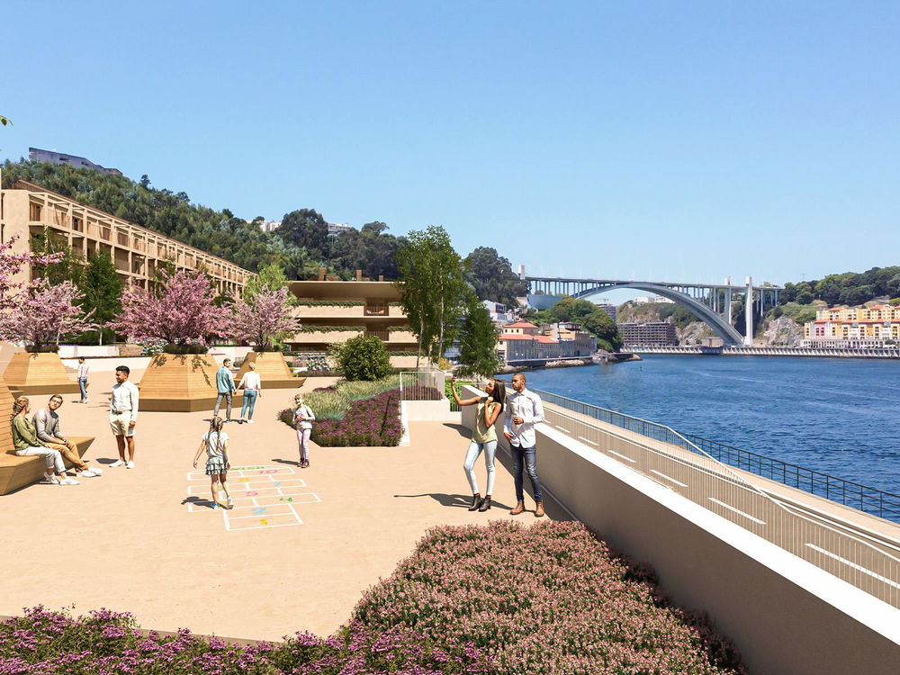 2 bedroom flat with outdoor area, next to the Douro River 554953039