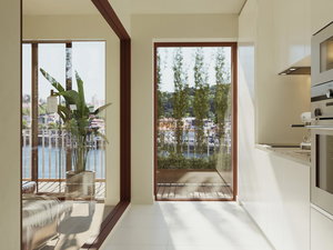 3 bedroom flat with outdoor area, next to the Douro River 742208676