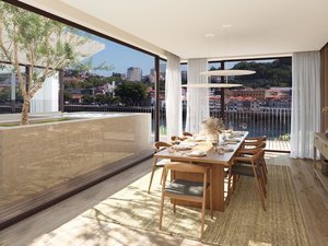 2 bedroom flat with outdoor area, next to the Douro River 2873266246