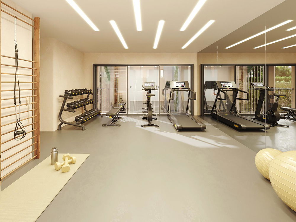 1 bedroom flat with parking in condominium with pool and garden 1805851848