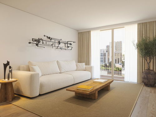 1 bedroom flat with balcony in the new development in Campo Grande 3463412871