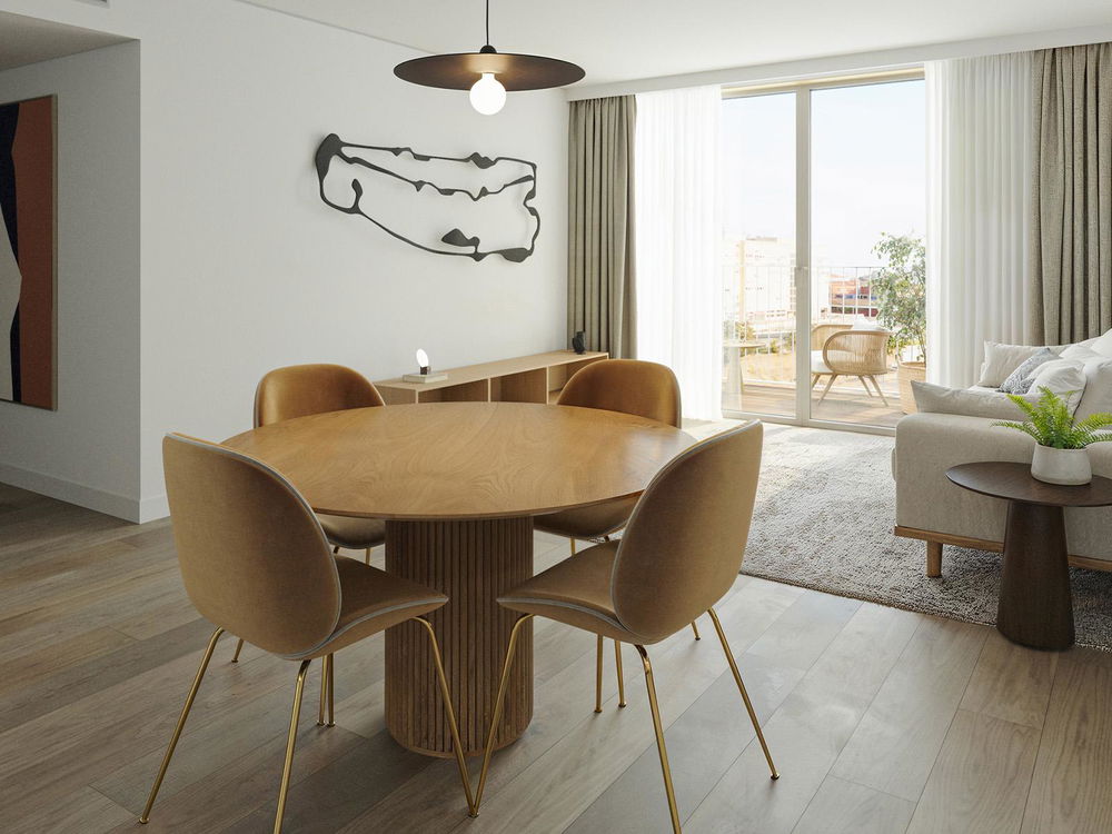 2 bedroom flat with balcony in new development in Campo Grande 1285441182