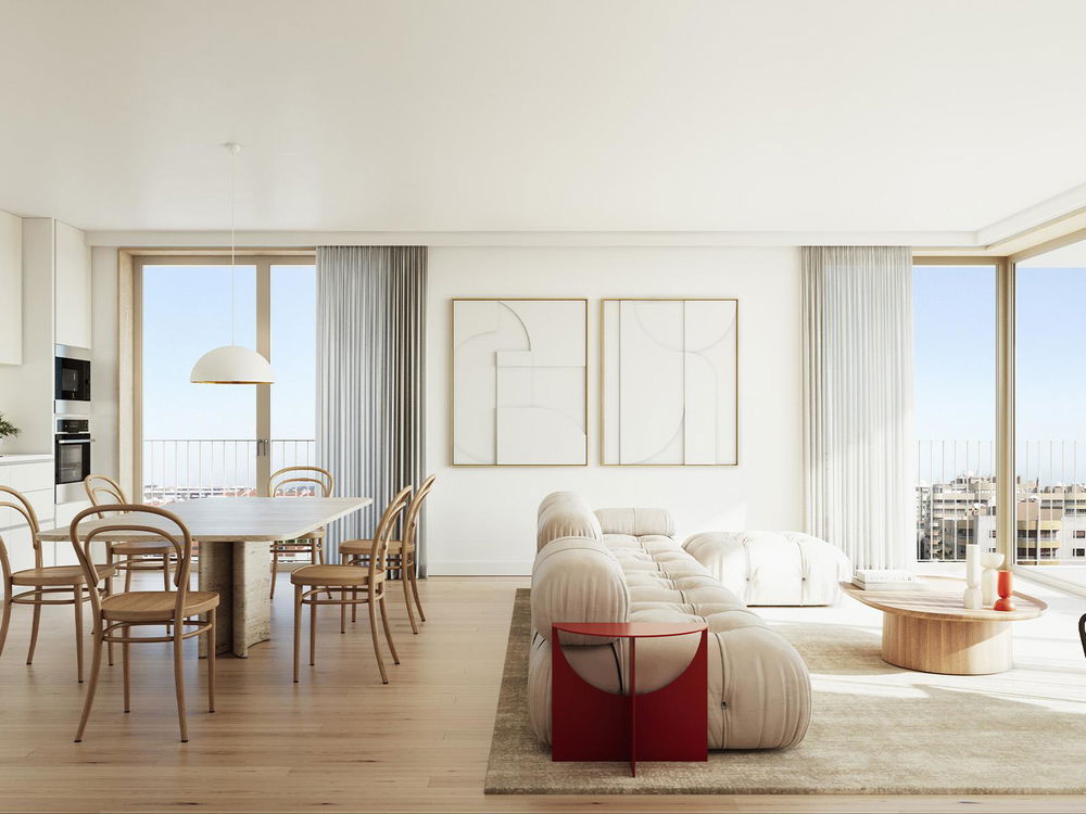 3 bedroom flat with balcony in the new development in Campo Grande 1572015445